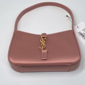 Saint Laurent Le 5 à 7 mini satin top handle bag
